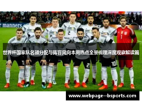 世界杯国家队名额分配与阵容风向本周热点全景梳理深度观察解读篇 世界杯国家队名额分配与阵容风向本周热点全景梳理深度观察解读篇